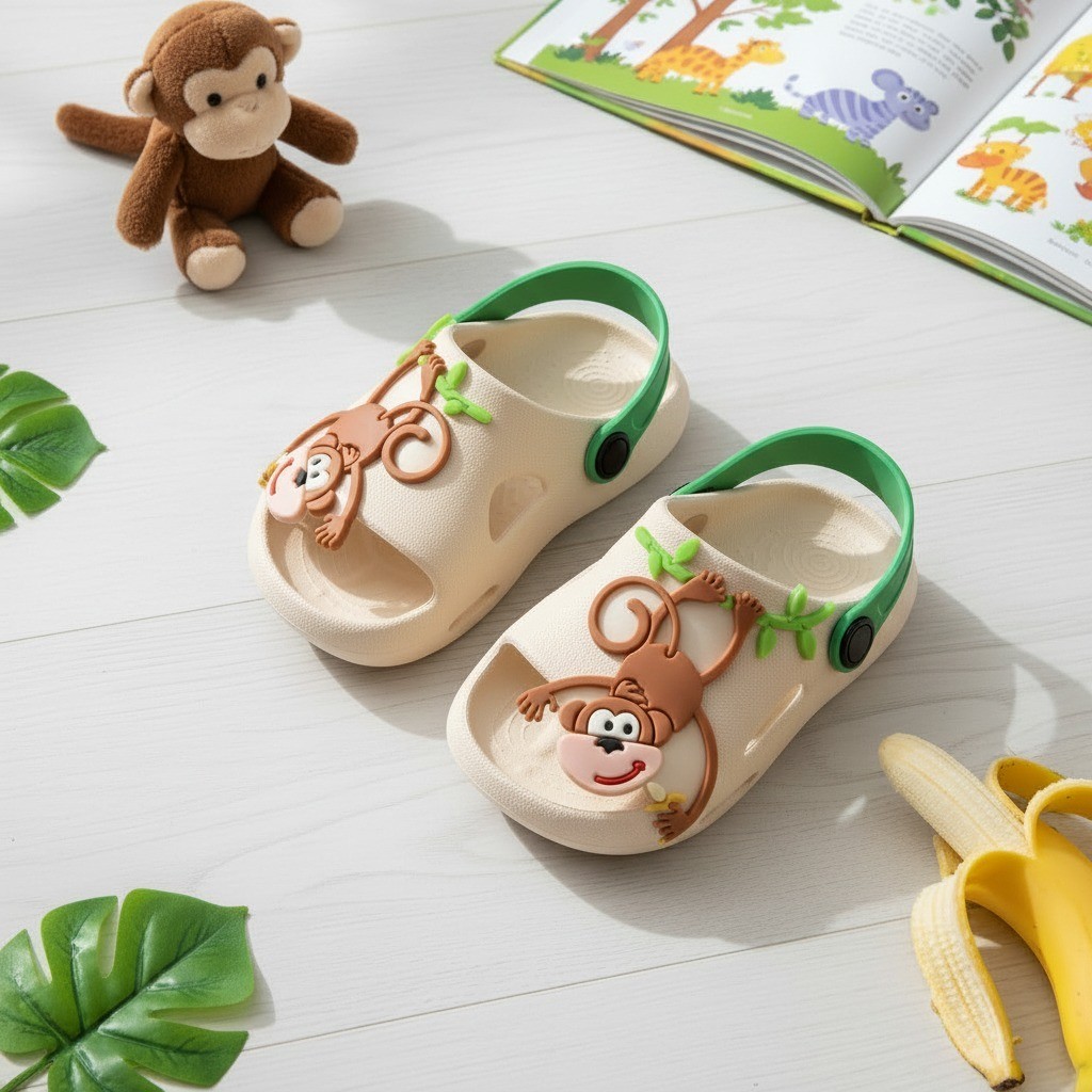 Chinelo Infantil Slide Nuvem Macios Meninos Leve Confortável  Masculinos Desenhos