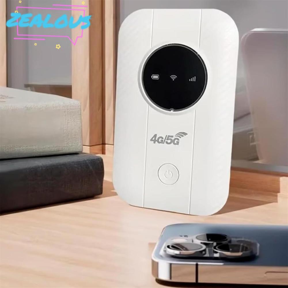 ZEALOUSSS Pocket Mobile Hotspot , Versão Asiática/Europeia 300Mbps 4/5G Roteador Portátil , WiFi De Bolso