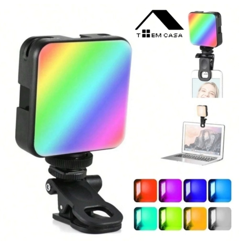 Mini Fotografia Luz RGB /Branco De Preenchimento Panel led / Móvel Câmera /Vídeo /Tiro Ao Ar Livre