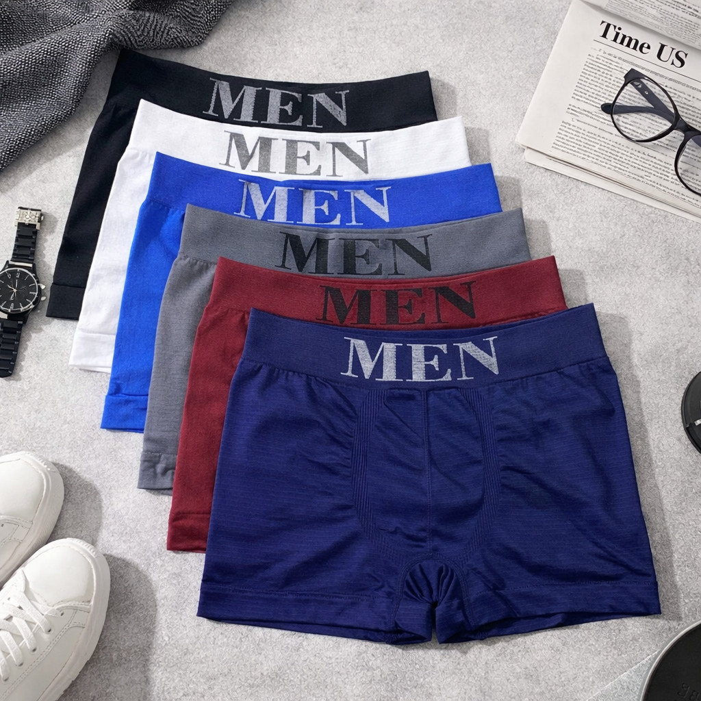 Kit 10 ou 4 Cueca Boxer Sem Costura Men Box Masculina Conforto PROMOÇÃO