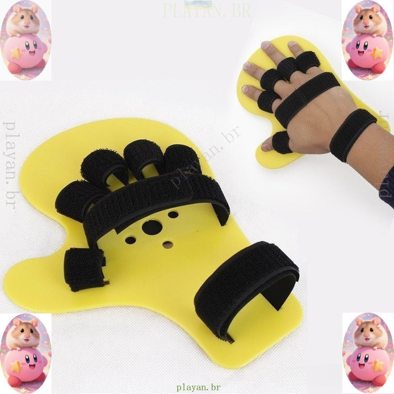 1 pcs órtese para pulso e mão dedos separados Apoplexia