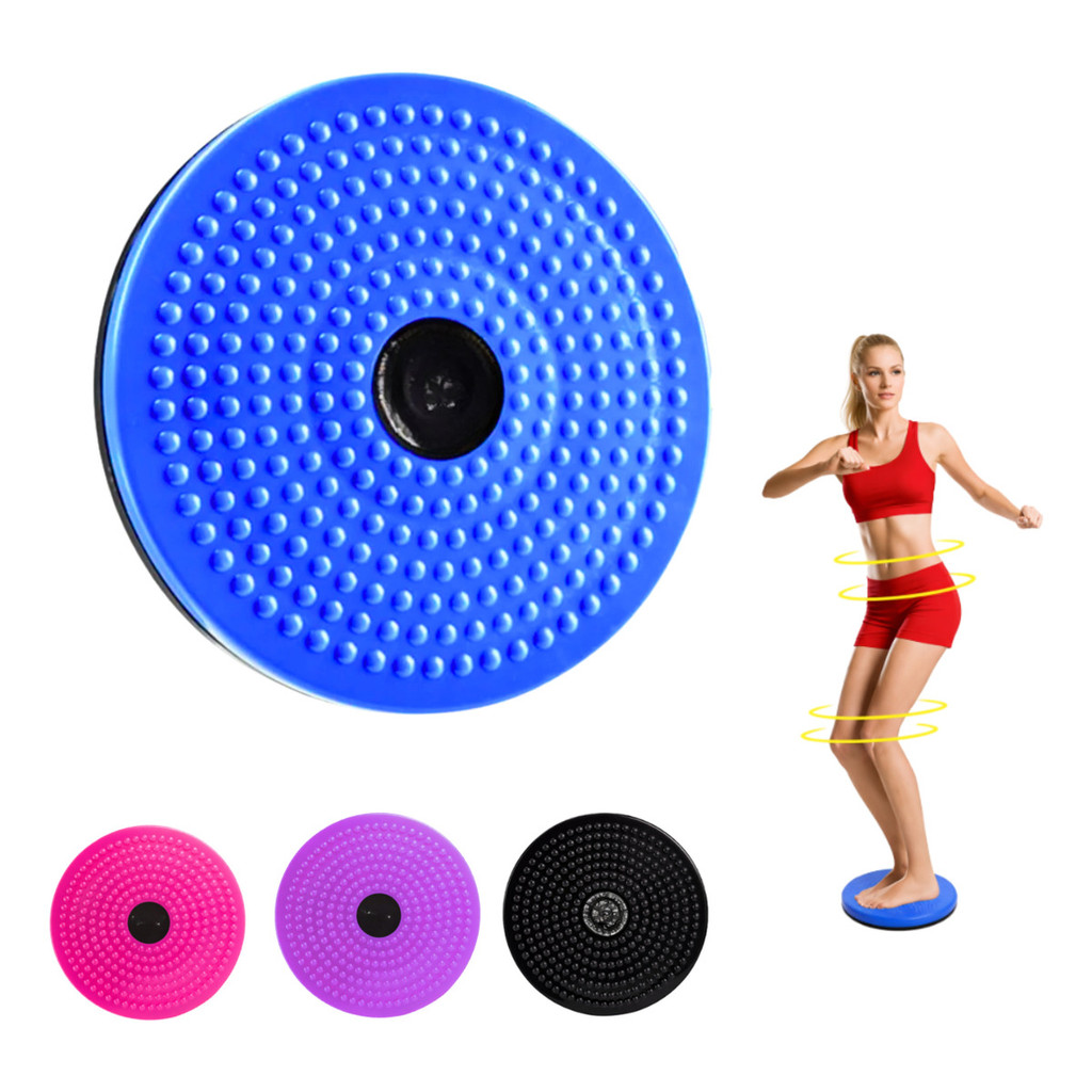 Disco Fitness de Rotação 360° Antiderrapante para Exercício de Cintura e Core
