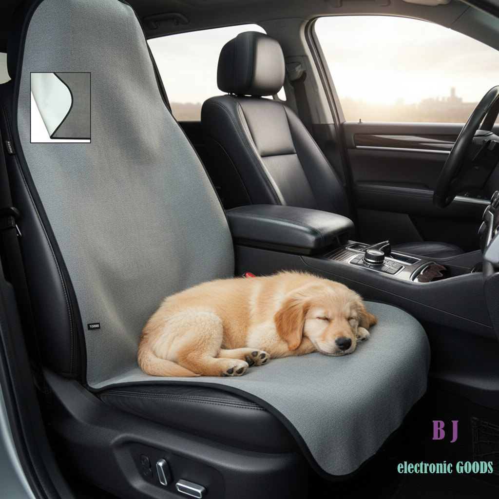 Capa De Assento De Carro À Prova D'água , Tapete Para Animais De Estimação Com Toalha Inferior De EVA , Almofada De Prai
