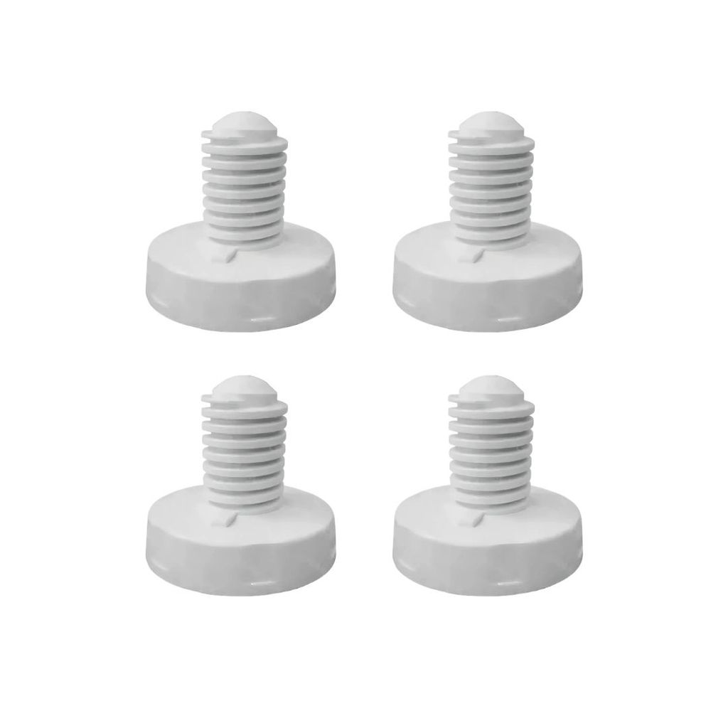 Kit 4 Pé Para Maquina Compatível Electrolux 8kg 10kg 12kg 16kg