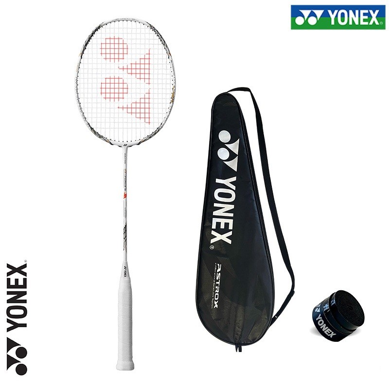 YONEX Z FORCE II Raquete De Badminton Branca De Fibra De Carbono De Face Única G5 4U Clássico Lin Dan Inclui Uma Bolsa D