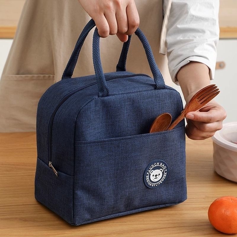 Bolsa Térmica Portátil Marmita Viagem Necessaire Lancheira Térmica impermeável e fácil de limpar