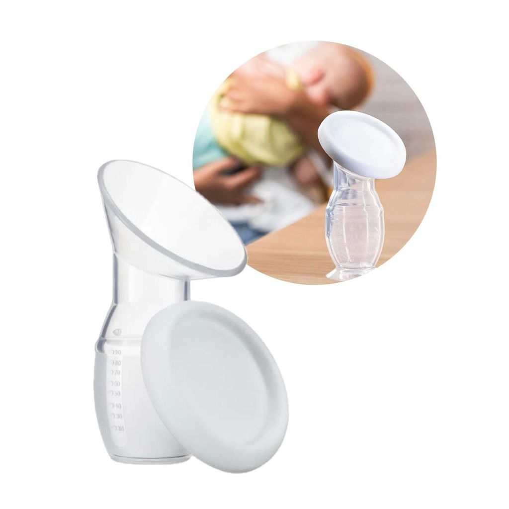 Copo Extrator Coletor De Leite Materno Silicone Atoxico Bpa Free