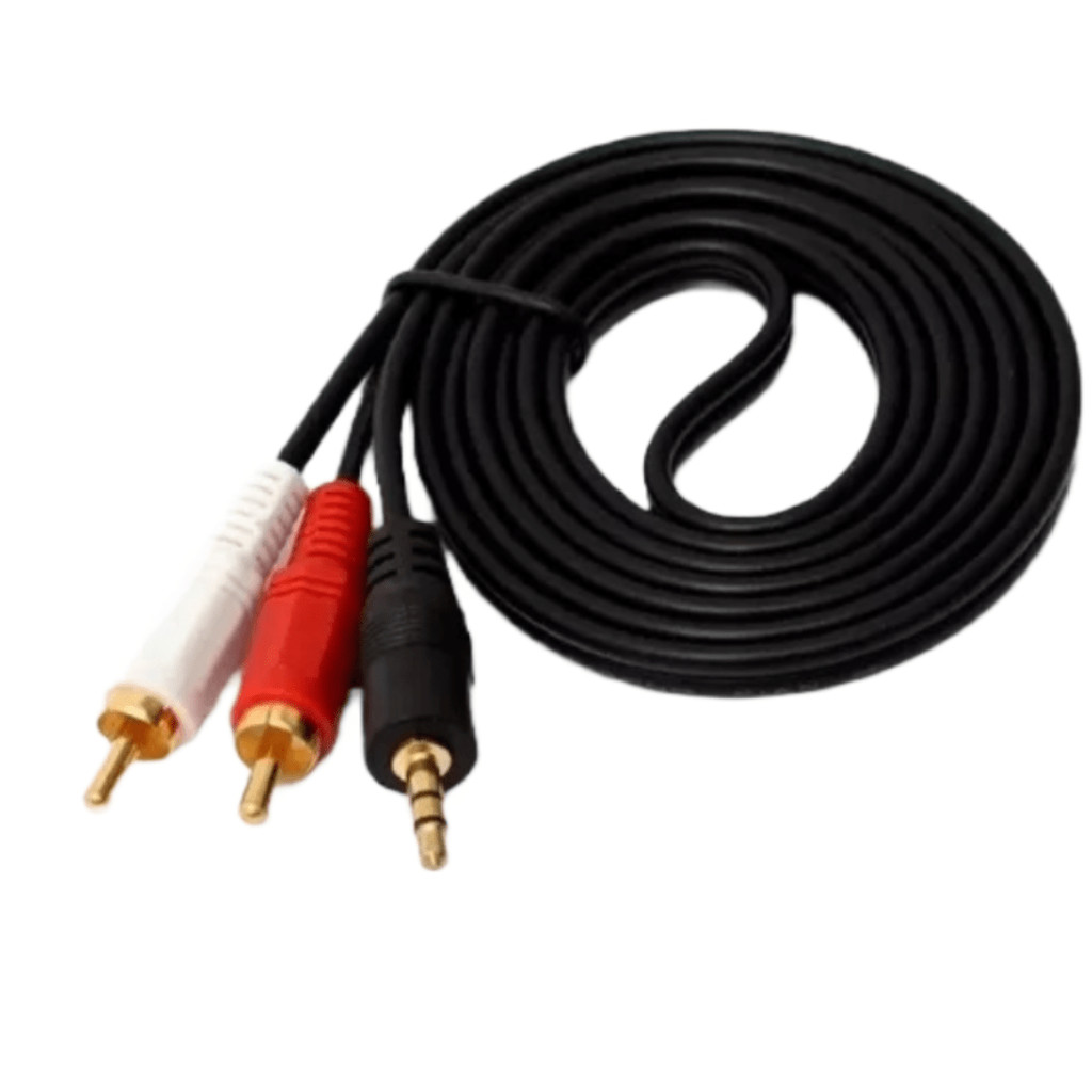 Cabo p2 x 2 rca 1,5m e 3,0 metros mbtech
