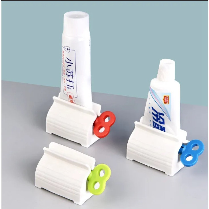 Conjunto de 1/2/3 suportes para espremedor de pasta de dente e dispensadores de tubo de pasta de dente