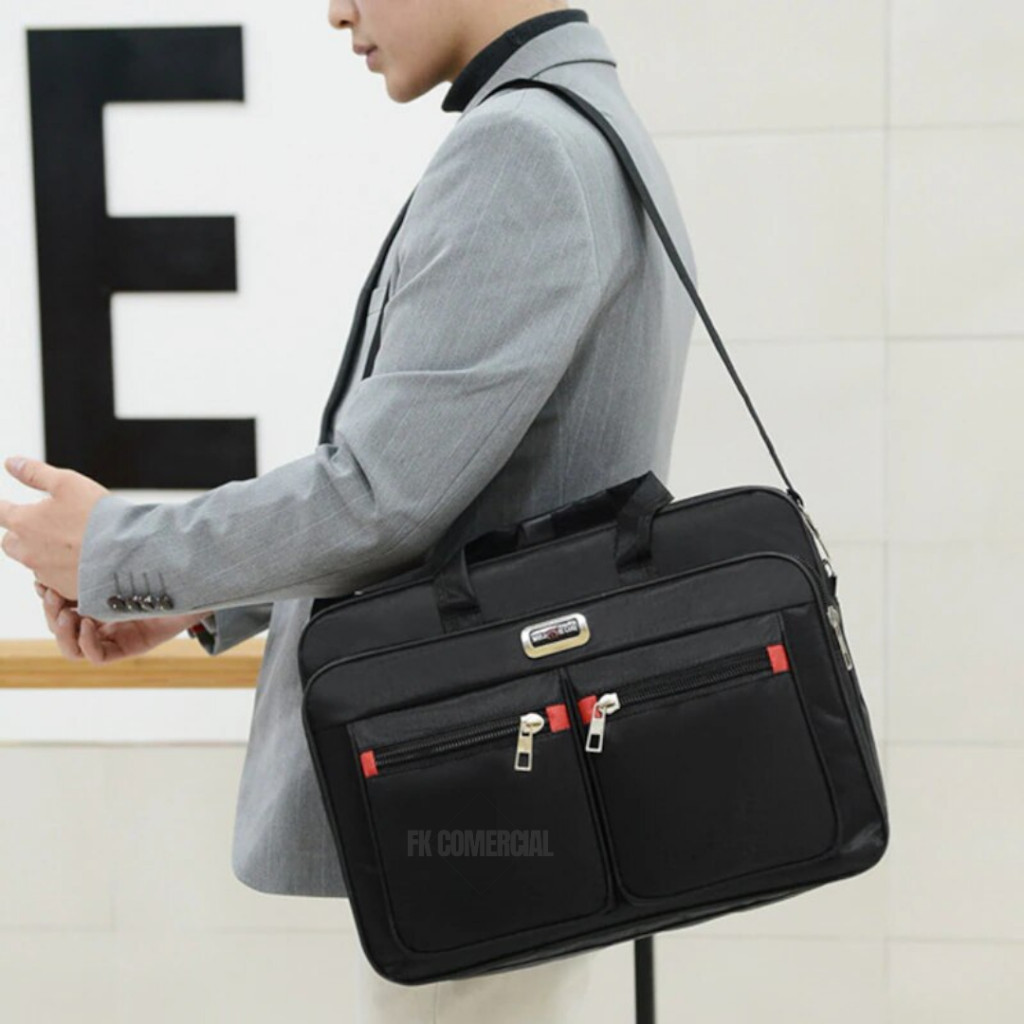 Bolsa Pasta Masculina Para Notebook Bolsa Transversal Com Capacidade Grande Bolsa de Documentos