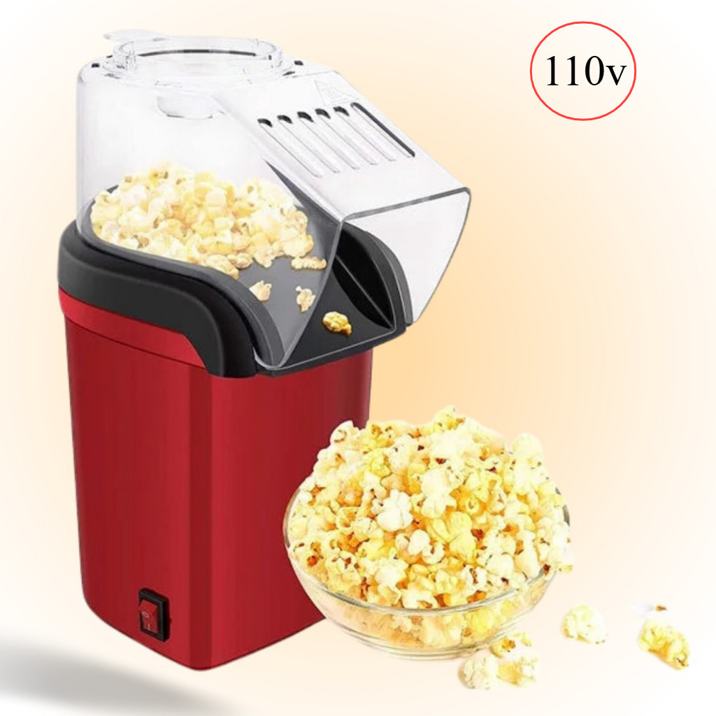 Pipoqueira Elétrica (110v) Ar Quente- Máquina de Fazer Pipoca Sem Óleo Minijoy novo geracao
