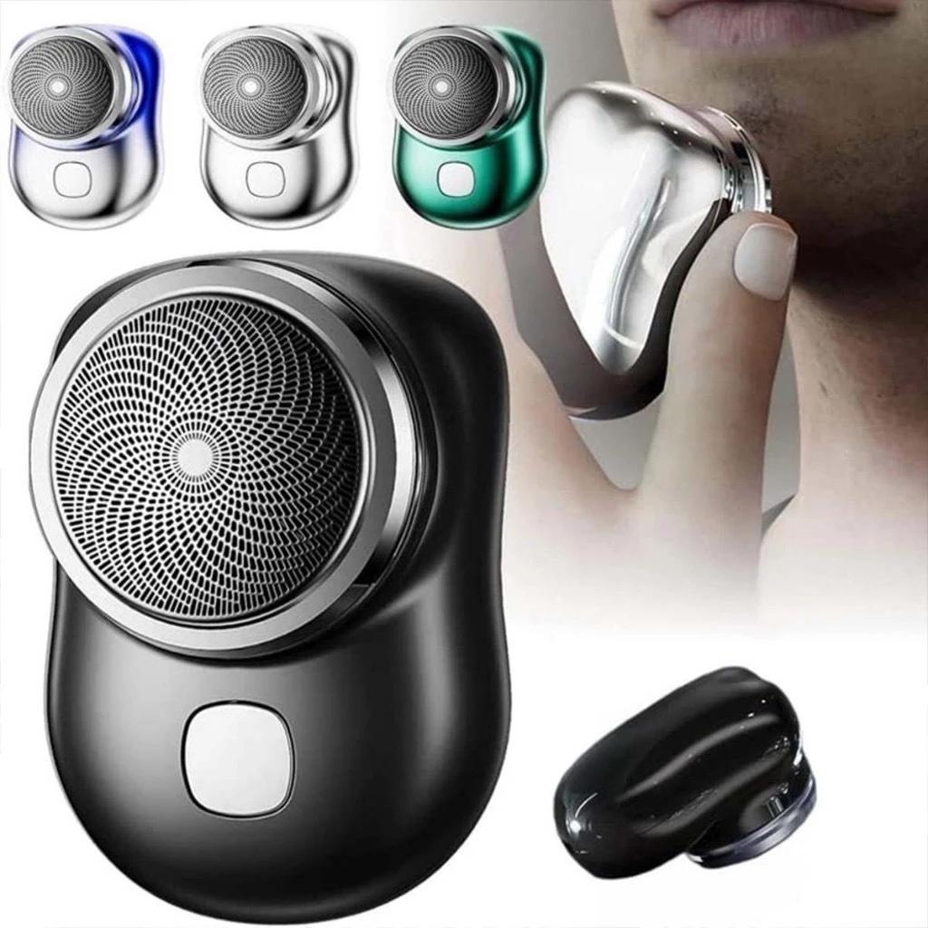 Mini Barbeador Elétrico Portátil Seco E Úmido De Uso Duplo Tipo C Bolso Para Aparador De Barba