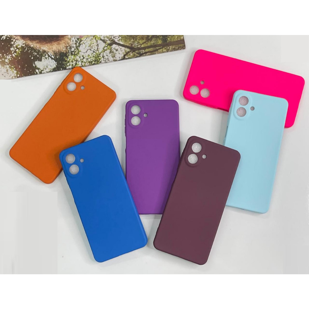 Kit Capinha Capa Case Compatível Para - A07 - Samsung Silicone Aveludado