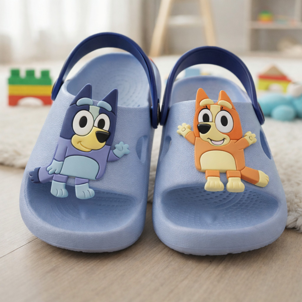 Chinelo Infantil Nuvem Slides Meninos Macios Leve Confortável Desenho Masculinos