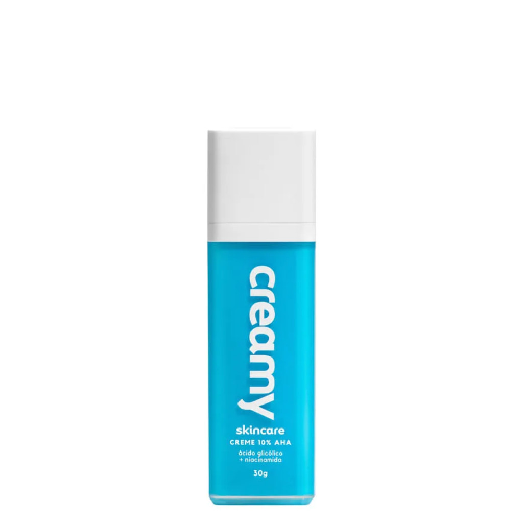 Creamy - Ácido Glicólico 10% - Creme Redutor De Linhas 30g