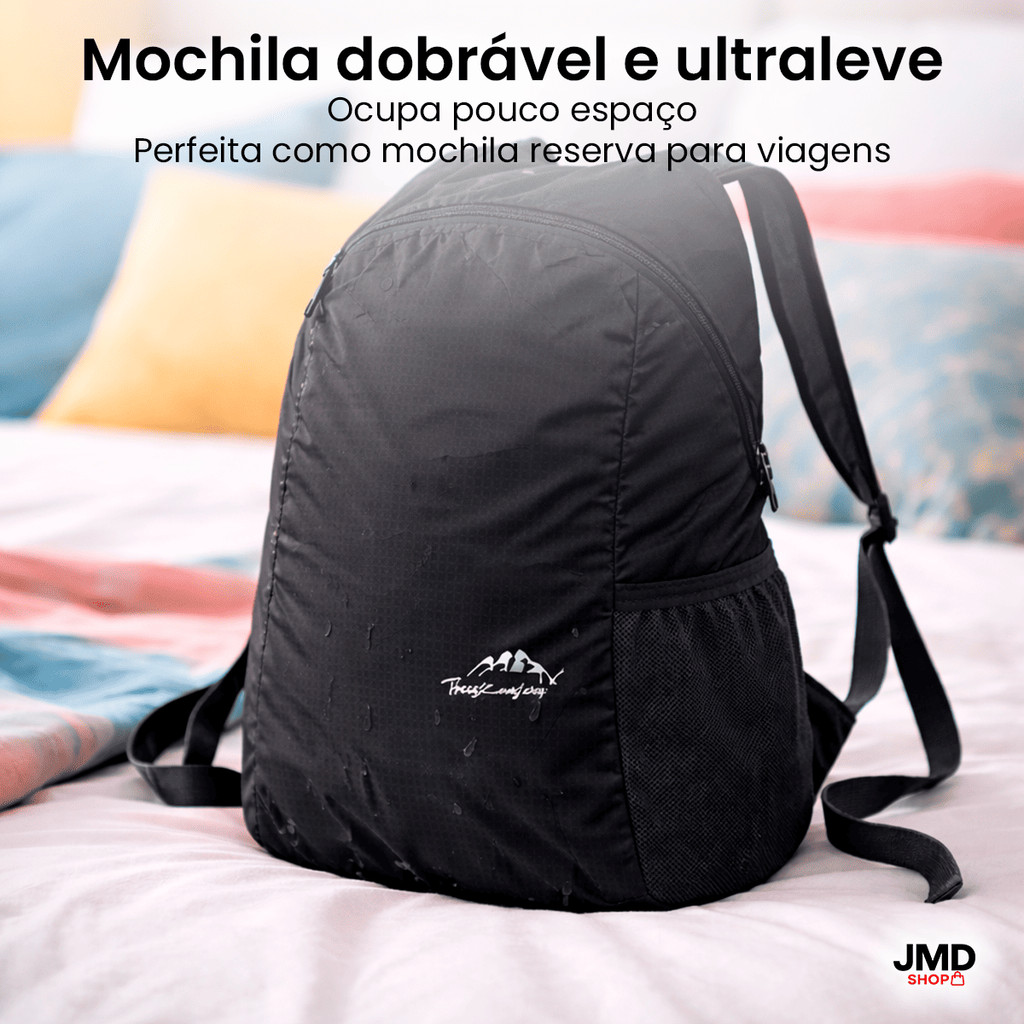 Mochila Unissex Impermeável 13L Compacta para Trilhas e Passeios