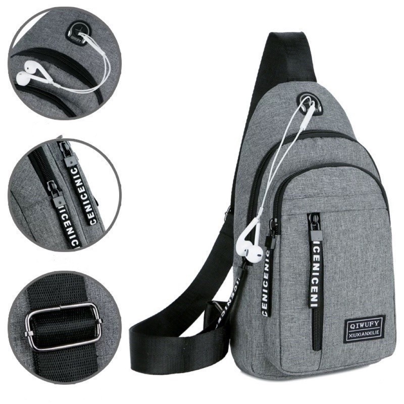 Mochila Masculina Impermeável Bolsa De Ombro Pequena