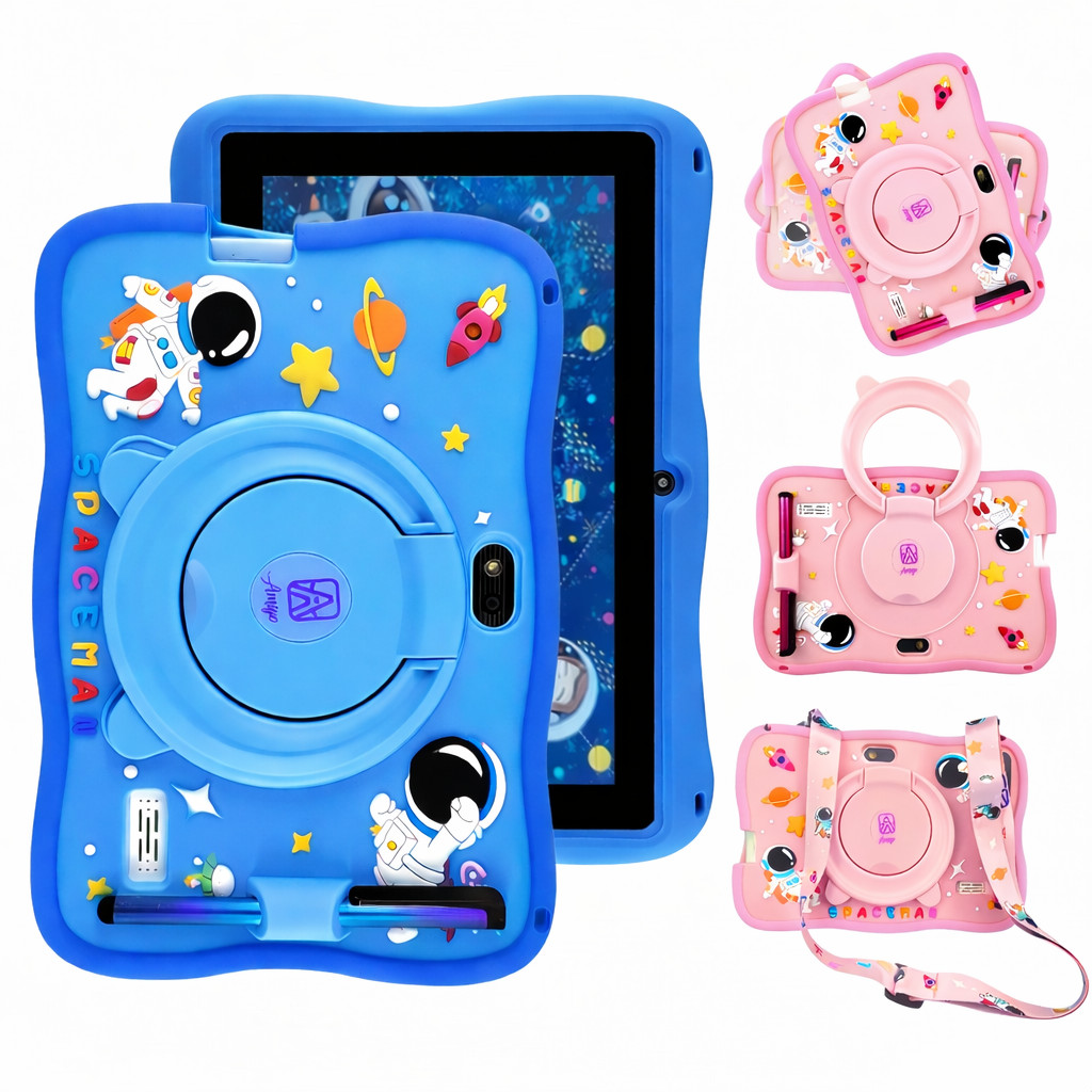 Tablet Astronauta Infantil Criança Kids 7 Polegada com wifi bluetooth Android Super Resistente Smart 246GB