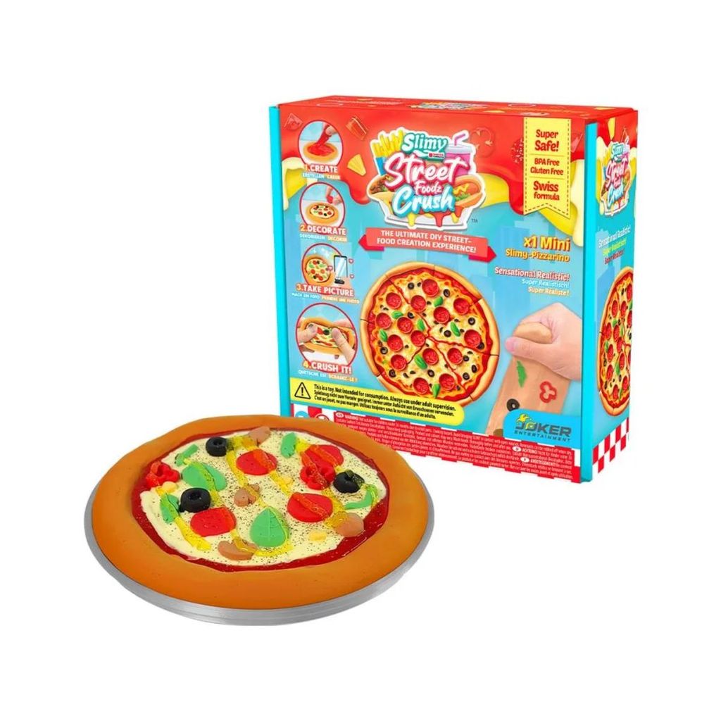 Mini Kit de Slime de Pizza Slimy DIY Street Food Crush
