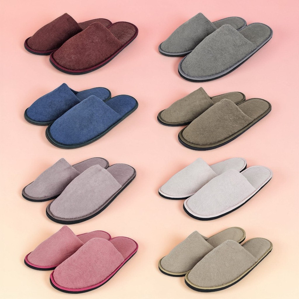 Pantufa Adulta Unissex Chinelo Forrada Color Macia Slim