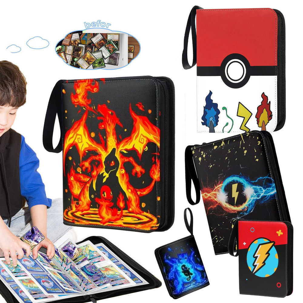 Álbum De Coleção De Cartas Pokémon Álbum De Coleção Que Pode Acomodar 400 Cartas