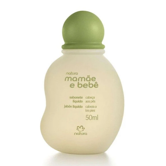Sabonete Líquido Mamãe e Bebê da Cabeça aos Pés Natura - Miniatura - 50 ml