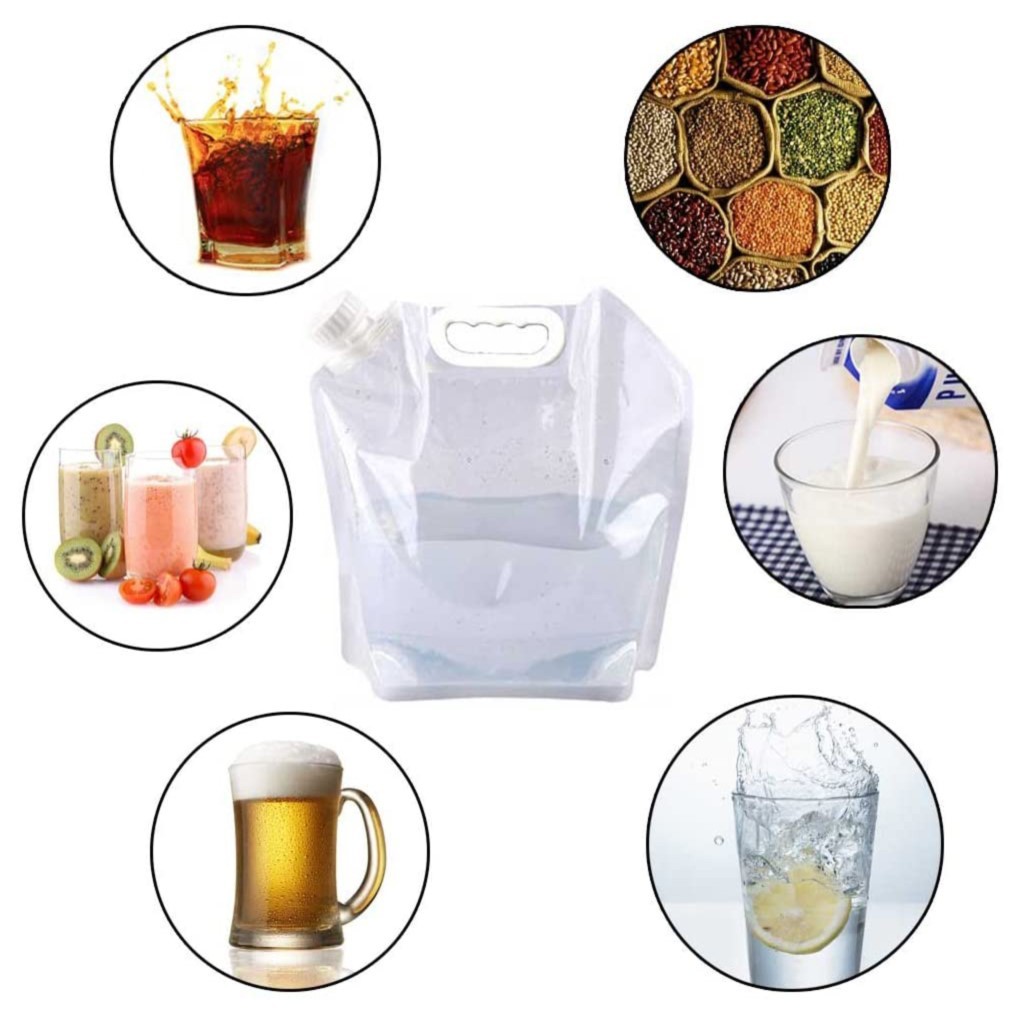 Kit Saco Para Armazenar Cereais Grãos Farináceos Líquido 5L