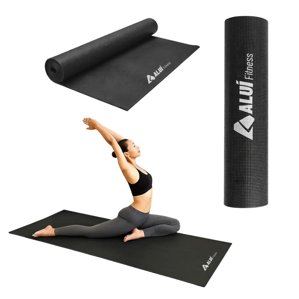 Tapete Yoga EVA Impermeável 4mm Textura Antiderrapante Aluí