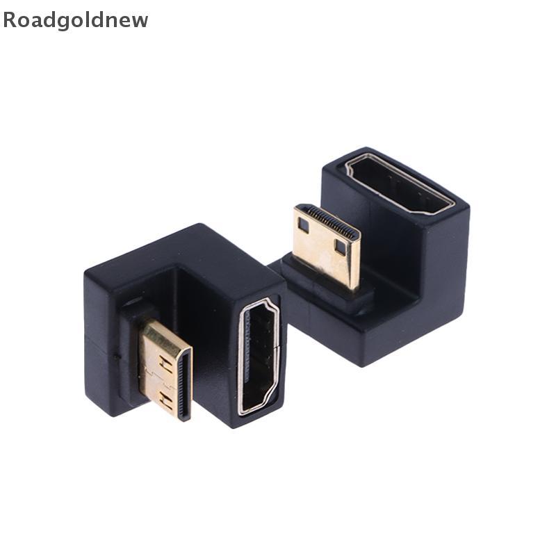 Adaptador HDMI RGN Conversor L Em Ângulo De 360 Graus Forma De U Mini HD Macho Para NW