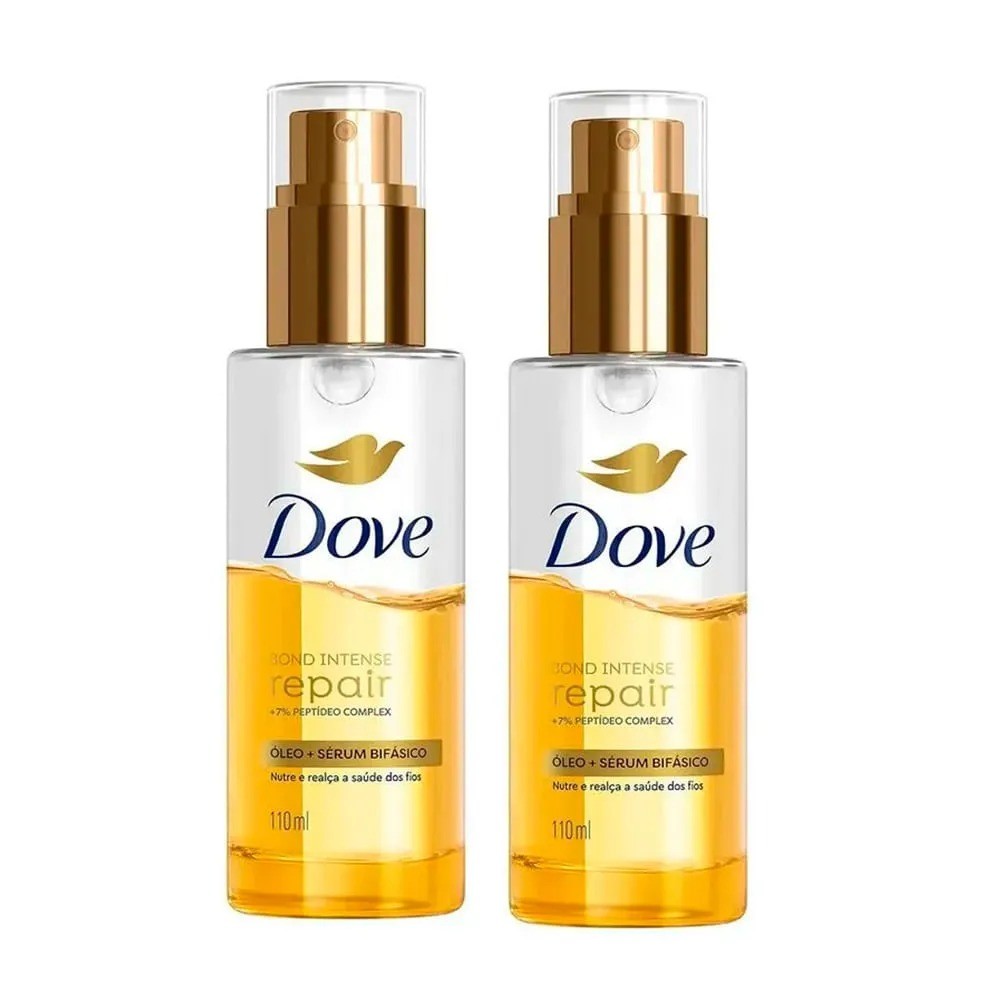 KIT C/ 2 ÓLEO BIFÁSICO DOVE 110ML