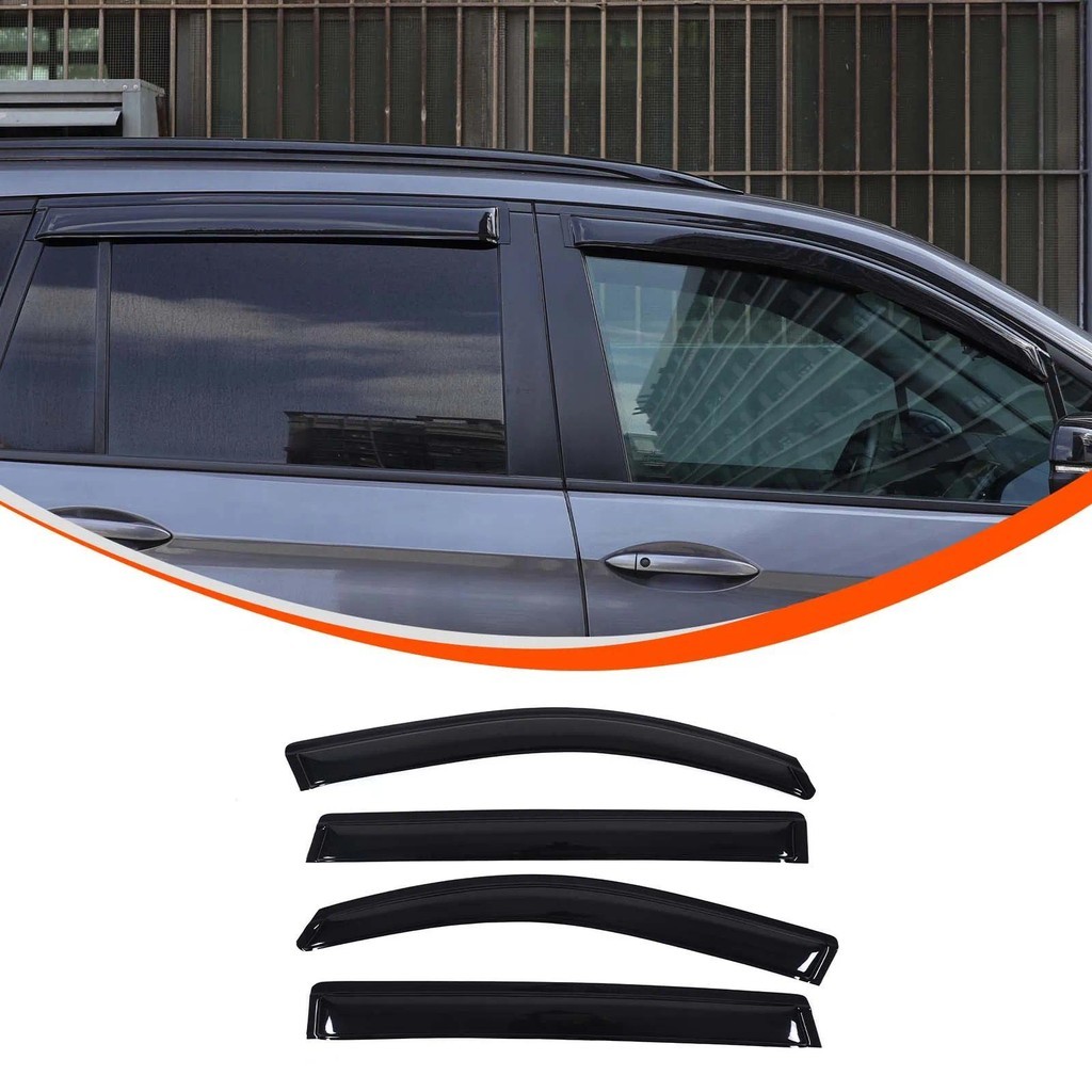 Para Honda Piloto 2015-2022 Viseira Da Janela Do Carro Escudo Tempo Defletor Lateral Pára-Brisa Acessórios ABS 4 Pçs