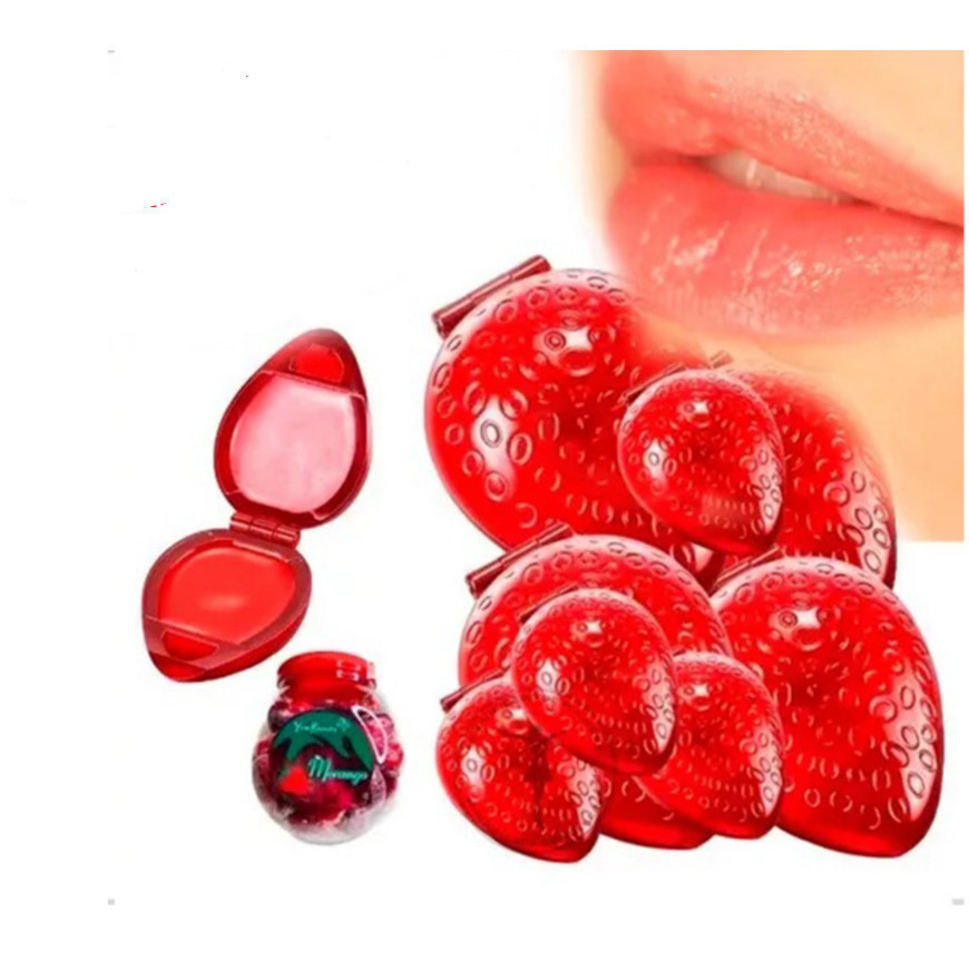 Kit 10/20/30 Brilho Labial Infantil Morango .