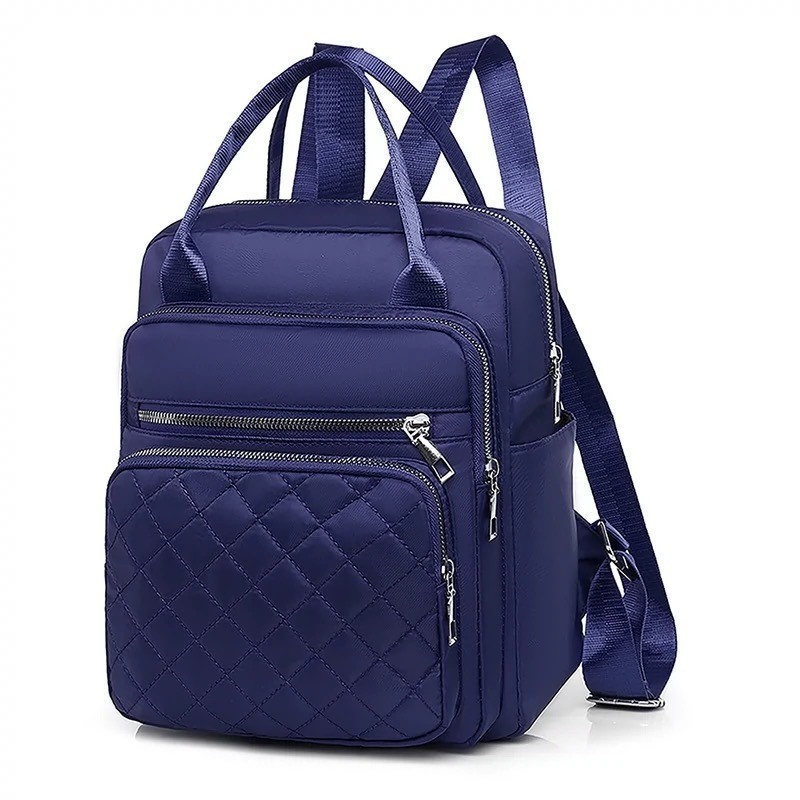 Mochila Feminina para Viagem Casual à Prova d'Água em Oxford, Se Torna Bolsa de Mão Alex
