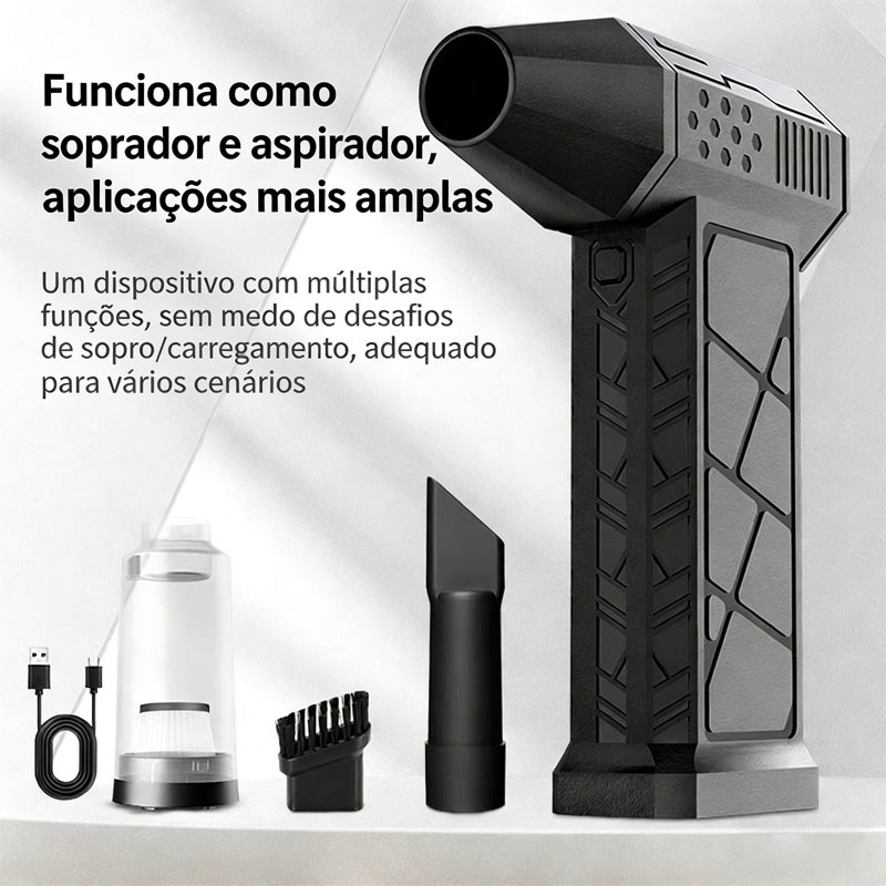 130000 Ventilador de ar Turbo portátil sem fio RPM