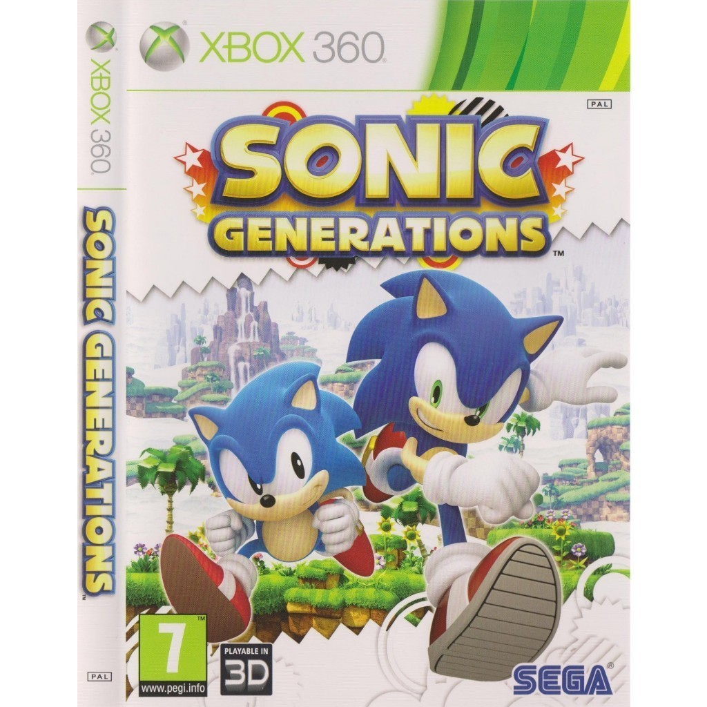 Sonic Generations Xbox 360 [LT 3.0] Mídia Prensada
