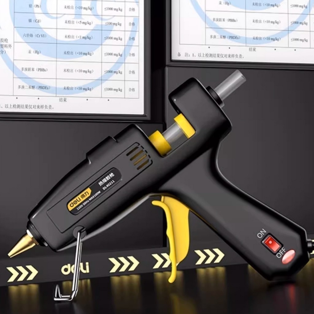 Pistola de Cola Quente Grande 40w 127V/220V - Ferramenta Ideal para Artesanato com Secagem Rápida