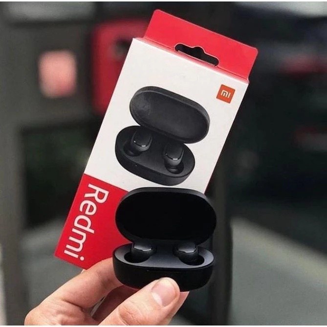 Fone ouvido Xiaomi Redmi Airdots 2 /S TWS Preto sem Fio Bluetooth 5.0 Gamer
