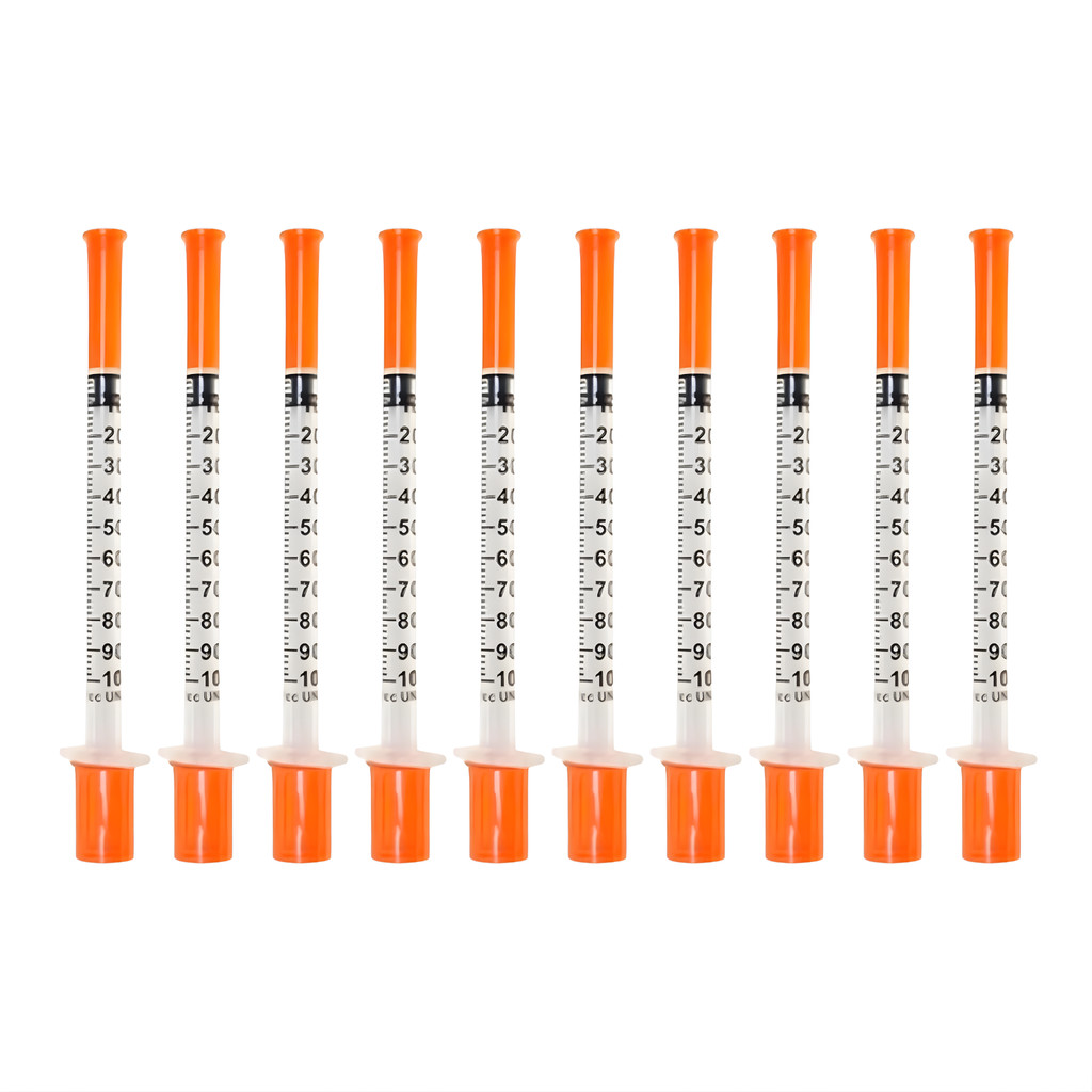 Seringa Insulina 1ml Agulha Fixa 8x0,30mm Venper - Kit 10un