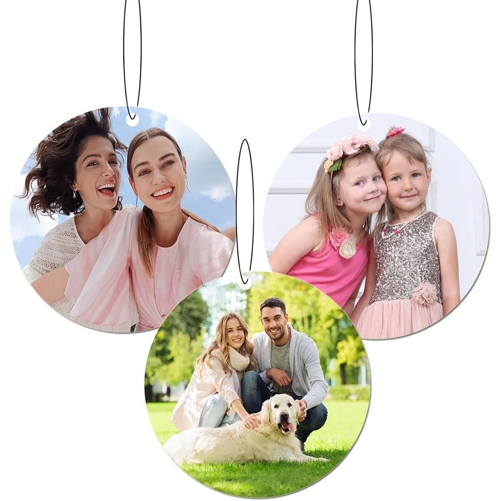 Custom Air Fresheners with Picture Personalized Double Sided Photo Air Freshener with Scents Customized Air Freshener fo