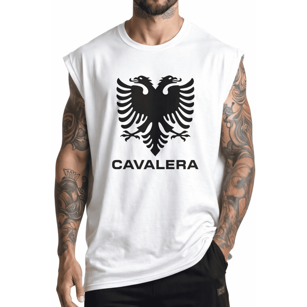 Regata Masculina algodão camiseta Regata Oversized Marca Famosa Estilosa Algodão Caimento Lançamento