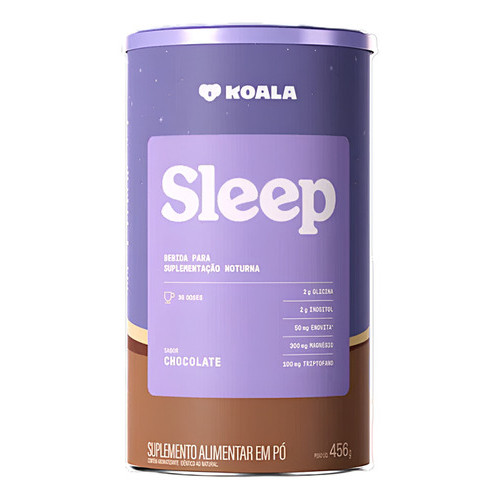 Sleep Koala Magnésio Inositol Relaxante 456g Chocolate