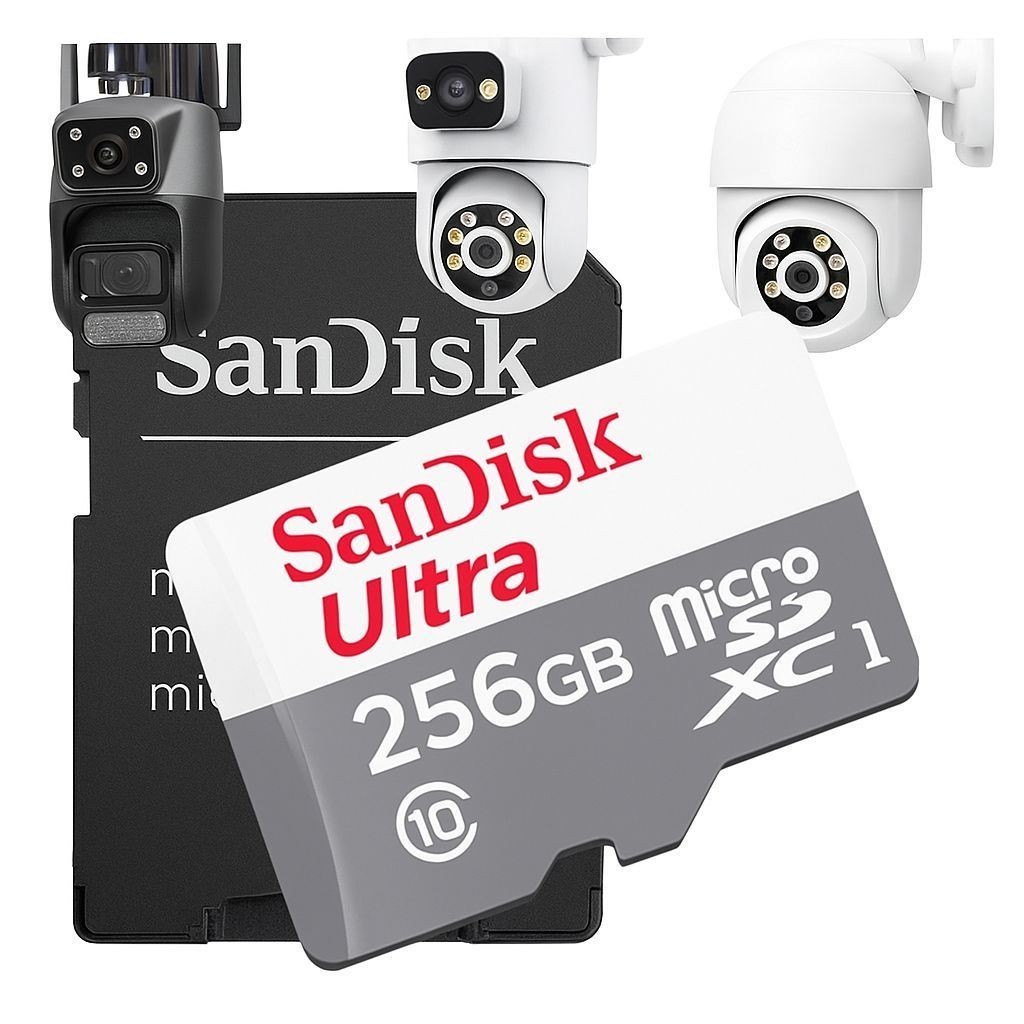 Cartão de Memória - MicroSD SDK 128GB e 256GB Classe 10 Ultra: Câmeras de Segurança, Celulares.