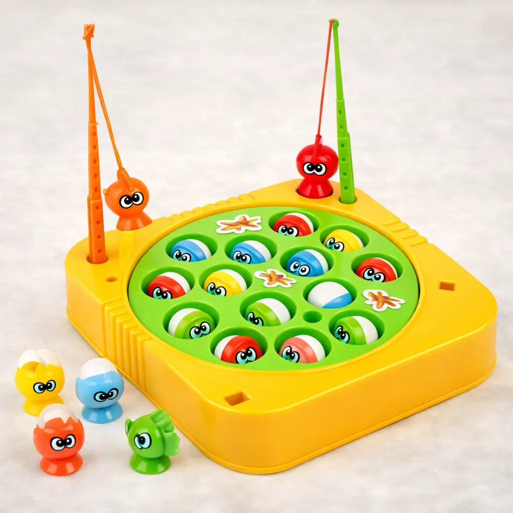Brinquedo Jogo De Pescaria Pega Peixe Pesca Maluc Infantil