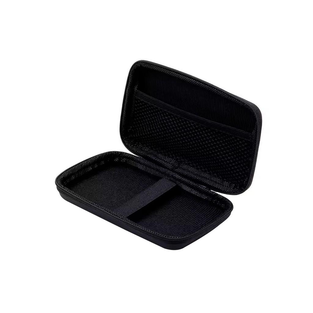 Estojo Organizador De Viagem Rígido Para HD Externo E Acessórios Resistente Com Divisória Interna