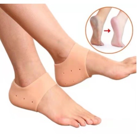 Par Palmilha Silicone Gel Calcanhar Esporão Fascite Ortopédica Conforto Tamanho Único Pronta Entrega
