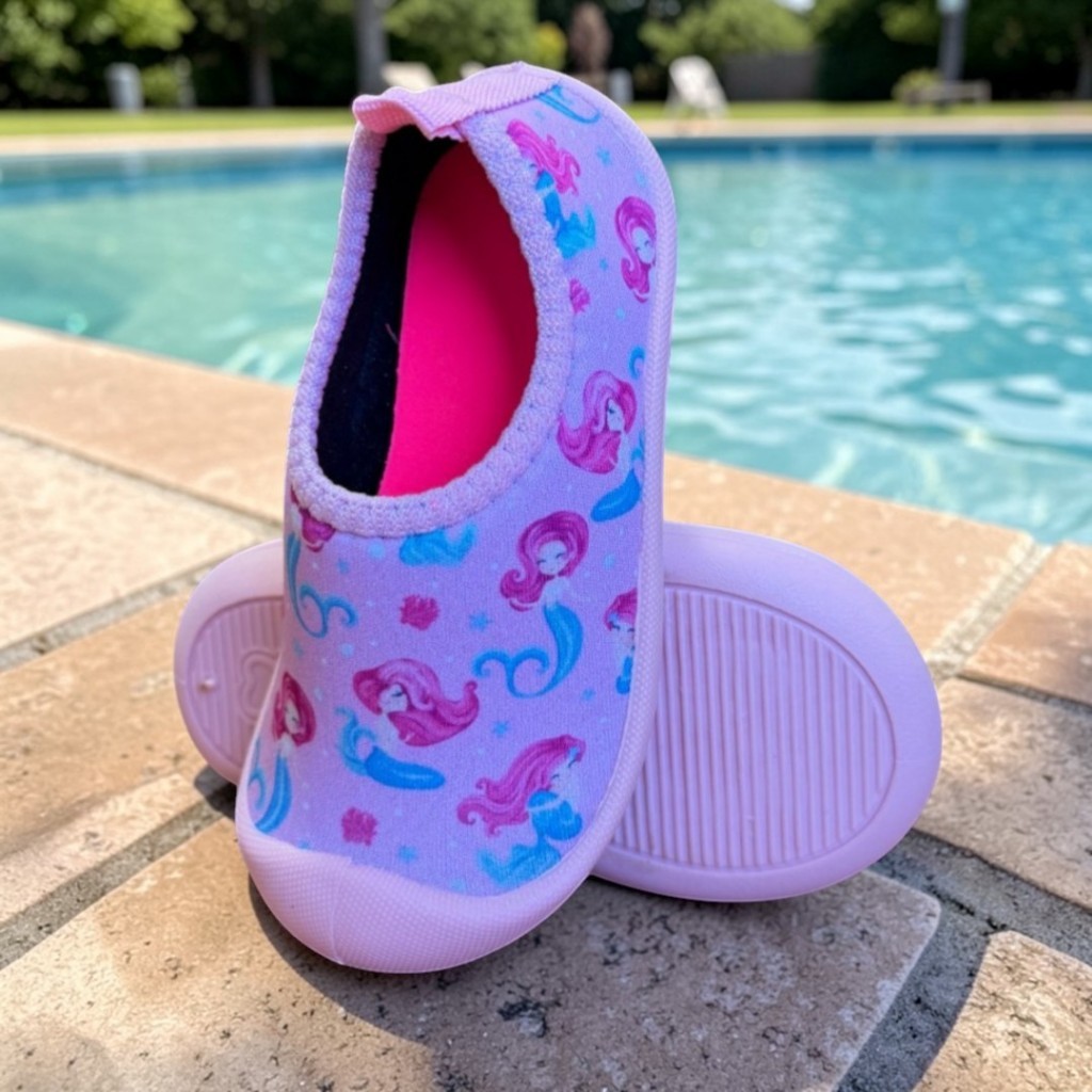 Sapato Aquático Infantil Confortável e Antiderrapante