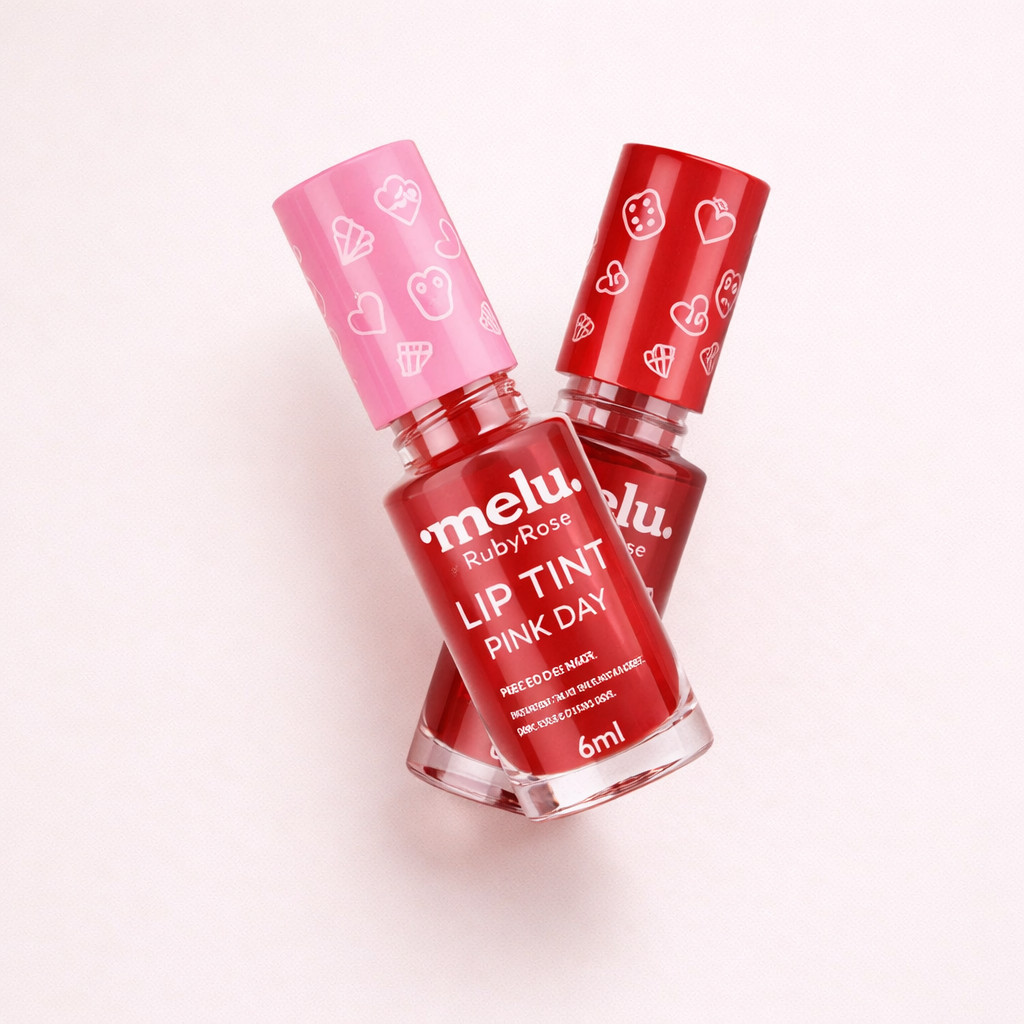 Lip Tint Melu Ruby Rose D-pantenol E Longa Duração