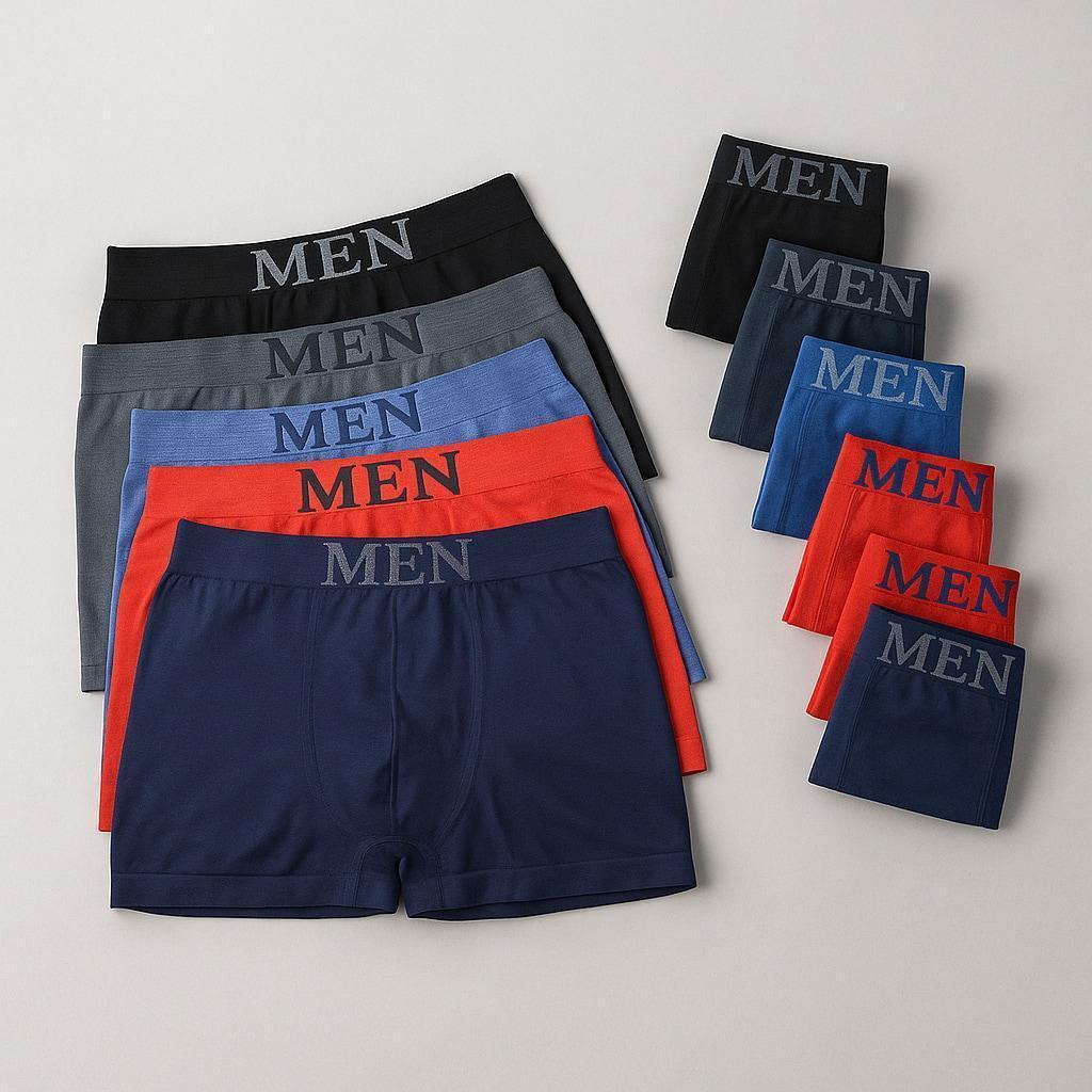 Kit 6 Cueca Box Masculina Microfibra Cueca Boxers premium