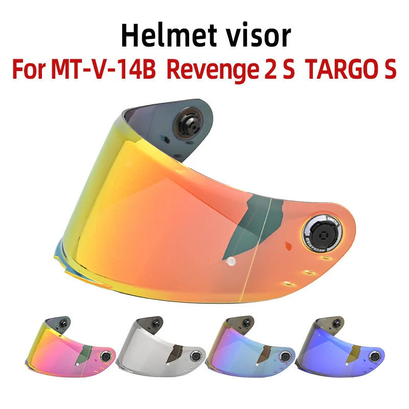 [2025NOVO] Viseira de capacete para MT Revenge 2 S para MT-V-14B Targo S Lente de substituição Óculos de proteção DYFQ
