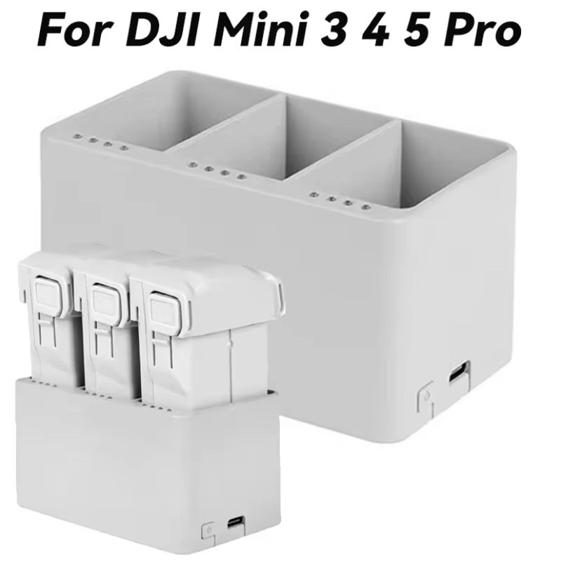 Hub carregamento 3 bateria para drone DJI mini 3/PRO e mini 4/PRO